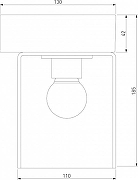 Светильник на штанге Elektrostandard Atran1 a062520 цвет плафона/подвески Прозрачный, цвет арматуры Черный-4