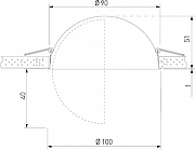 Встраиваемый светильник Elektrostandard Slide a062942 цвет Белый, Черный-2