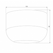 Накладной светильник Elektrostandard Onde a064199 цвет плафона/подвески Белый, цвет арматуры Белый-1