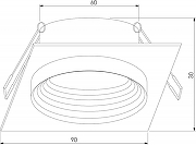 Встраиваемый светильник Elektrostandard Senso a064249 цвет Черный-3