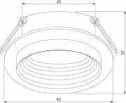 Встраиваемый светильник Elektrostandard Senso a064251 цвет Черный-3