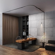 Светильник на штанге Elektrostandard Mini Magnetic a065646 цвет плафона/подвески Черный, цвет арматуры Черный-5