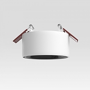 Встраиваемый светильник Elektrostandard Glam a065708 цвет плафона/подвески Белый, Черный, цвет арматуры Белый-1