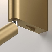 Бра с подсветкой Elektrostandard Sarca a066401 цвет плафона/подвески Латунь, цвет арматуры Латунь-3