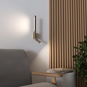 Бра с подсветкой Elektrostandard Sarca a066401 цвет плафона/подвески Латунь, цвет арматуры Латунь-4