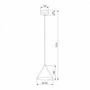 Подвесной светильник Elektrostandard Bevel a068472 цвет плафона/подвески Черный, цвет арматуры Черный-3