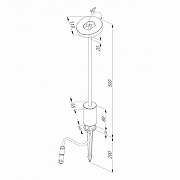 Ландшафтный светильник Elektrostandard Verano a068589 цвет плафона/подвески Черный, цвет арматуры Черный-3