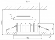 Встраиваемый светильник Elektrostandard Combi a069008 цвет Черный-4