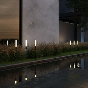 Ландшафтный светильник Elektrostandard 1nv1 a069445 цвет плафона/подвески Белый, цвет арматуры Черный-2