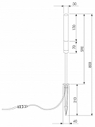 Ландшафтный светильник Elektrostandard 1nv1 a069445 цвет плафона/подвески Белый, цвет арматуры Черный-3