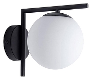 Бра Artelamp Bolla-Unica A1924AP-1BK цвет плафона/подвески Белый, цвет арматуры Черный