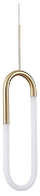 Подвесной светильник Artelamp Lum1no A2233SP-20GO цвет плафона/подвески Белый, цвет арматуры Золото