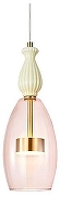 Подвесной светильник Artelamp Coral A2405SP-9PK цвет плафона/подвески Розовый, цвет арматуры Латунь