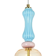 Подвесной светильник Artelamp Coral A2405SP-9YL цвет плафона/подвески Желтый, цвет арматуры Латунь-2