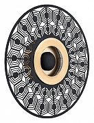 Накладной светильник Artelamp B1scotto A2644AP-1GO цвет плафона/подвески Черный, цвет арматуры Золото