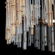 Подвесной светильник Artelamp Crystalla A4111LM-16GO цвет плафона/подвески Желтый, Прозрачный, цвет арматуры Золото-4