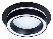 Встраиваемый светильник Artelamp At1k A4513PL-1BK цвет плафона/подвески Черный, цвет арматуры Черный