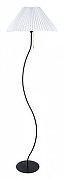 Торшер Artelamp Agatha A5069PN-1BK цвет плафона/подвески Белый, цвет арматуры Черный
