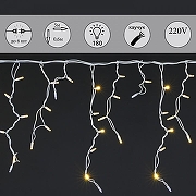Бахрома световая Sneha A-507 WW/W FLASH длина 5000 мм-1