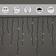 Бахрома световая Sneha A-518 WW/WT FLASH длина 5000 мм-1