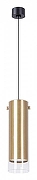 Подвесной светильник Artelamp Laz1o A5367SP-1SG цвет плафона/подвески Прозрачный, цвет арматуры Золото-2
