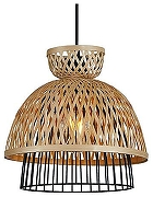 Подвесной светильник Artelamp Woodstock A7070SP-1BK цвет плафона/подвески Бежевый, цвет арматуры Черный