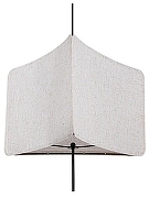 Подвесной светильник Artelamp TRIXIE A7085SP-1BK цвет плафона/подвески Бежевый, цвет арматуры Черный