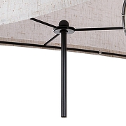 Подвесной светильник Artelamp TRIXIE A7085SP-1BK цвет плафона/подвески Бежевый, цвет арматуры Черный-3