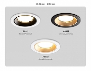 Встраиваемый светильник Ambrella Light A A8921 цвет Белый, Черный-3