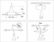 Встраиваемый светильник Ambrella Light A A8926 цвет Белый, Золото-6
