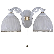 Бра Reccagni Angelo 9601 A 9601/2 цвет плафона/подвески Белый, цвет арматуры Белый