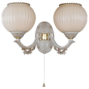 Бра Reccagni Angelo 9680 A 9680/2 цвет плафона/подвески Белый, цвет арматуры Белый