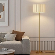 Торшер TopDecor Adam Adam F1 33 цвет плафона/подвески Бежевый, цвет арматуры Золото