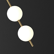 Бра Imperiumloft ADILS adils-wall01 цвет плафона/подвески Белый, цвет арматуры Латунь-2