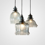 Подвесной светильник Imperiumloft Adria A ADRIA01 цвет плафона/подвески Голубой, цвет арматуры Черный-1