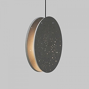 Подвесной светильник Imperiumloft Akvilon akvilon01 цвет плафона/подвески Серый, цвет арматуры Черный-1