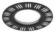 Встраиваемый светильник Gauss Alum1n1um AL018 цвет Черный, Хром