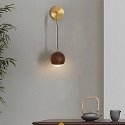 Бра Imperiumloft ANCHER ancher01 цвет плафона/подвески Коричневый, цвет арматуры Латунь-3