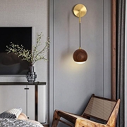 Бра Imperiumloft ANCHER ancher01 цвет плафона/подвески Коричневый, цвет арматуры Латунь-10