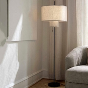 Торшер Imperiumloft ANDREAN andrean-fl01 цвет плафона/подвески Белый, цвет арматуры Черный-7