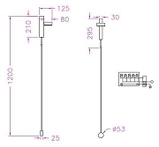 Бра Aployt Aga APL.016.01.07 цвет плафона/подвески Белый, Бронза, цвет арматуры Бронза-4