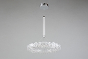 Подвесной светильник Aployt Danuta APL.035.16.25 цвет плафона/подвески Прозрачный, цвет арматуры Хром-6