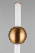 Подвесной светильник Aployt Zhozefin APL.038.06.20 цвет плафона/подвески Белый, цвет арматуры Бронза-9