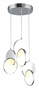 Подвесной светильник Aployt M1la APL.044.06.24 цвет плафона/подвески Белый, Хром, цвет арматуры Хром