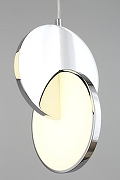 Подвесной светильник Aployt M1la APL.044.06.24 цвет плафона/подвески Белый, Хром, цвет арматуры Хром-7