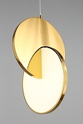 Подвесной светильник Aployt M1la APL.044.16.08 цвет плафона/подвески Белый, Золото, цвет арматуры Золото-8