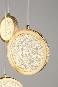 Подвесной светильник Aployt Yulali APL.048.03.102 цвет плафона/подвески Прозрачный, цвет арматуры Золото-9