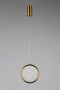 Подвесной светильник Aployt Yulal1 APL.048.06.07 цвет плафона/подвески Прозрачный, цвет арматуры Золото-5