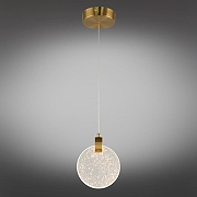 Подвесной светильник Aployt Freder1k APL.054.06.05 цвет плафона/подвески Прозрачный, цвет арматуры Латунь-2