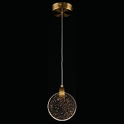 Подвесной светильник Aployt Freder1k APL.054.06.05 цвет плафона/подвески Прозрачный, цвет арматуры Латунь-3